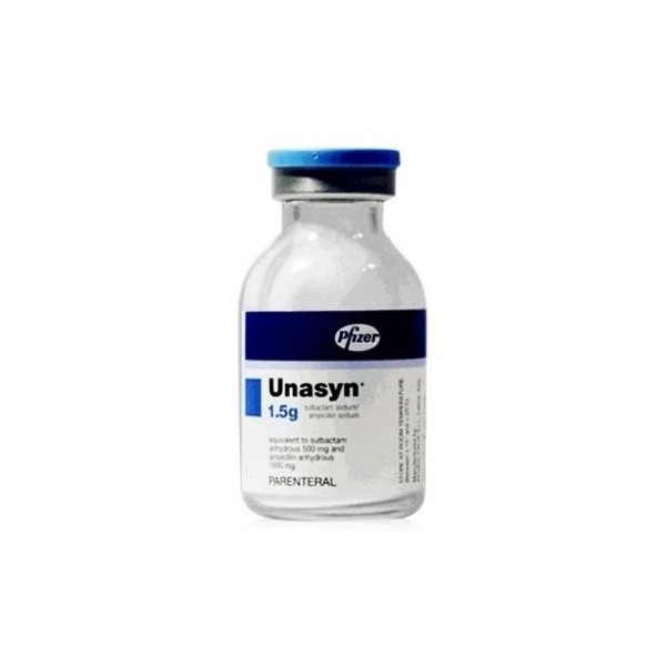 Unasyn 1.5g tiêm Pfizer (Lọ/1.5g) Date 02/2027