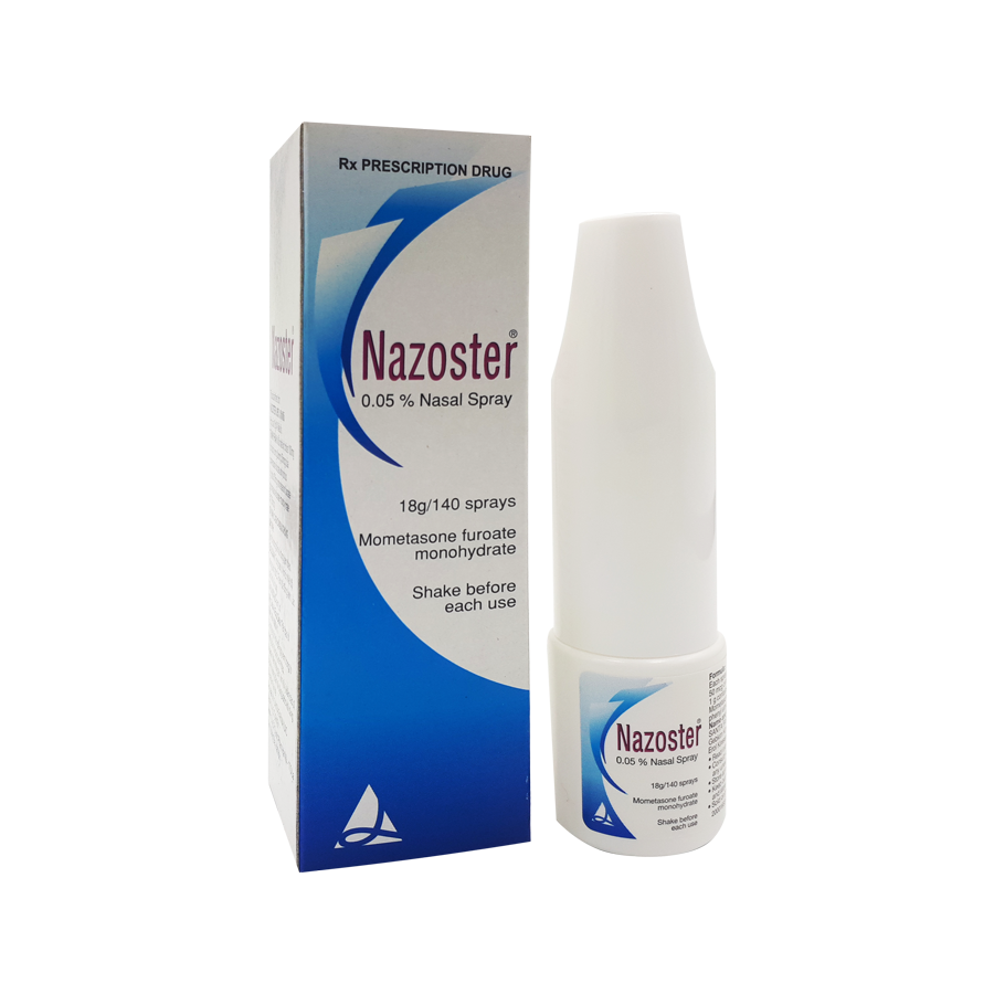 Nazoster 0.05% Mometason furoat 50mcg Thổ Nhĩ Kì (Lọ/18g) Date 06/2027