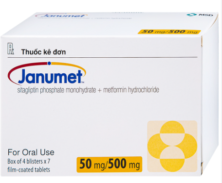 Janumet 50mg/500mg MSD(H/28v) Date 03/2027