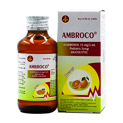 Ambroco Ambroxol 15mg/5ml United (Lọ/60ml) date 03/2027