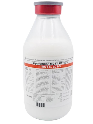Lipofundin MCT/LCT 10% dịch truyền Braun (Chai/250ml) Date 09/2027