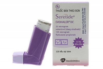 Seretide Evohaler 25/125 GSK (Lọ/120 liều xịt) Date  07/2027