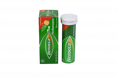 Berocca Performance Orange Vị Cam Bayer (Tuýp/10v) Date 09/2027