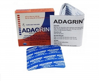 Adagrin Sildenafil 50mg ICA (H/3v) Date 02/2027