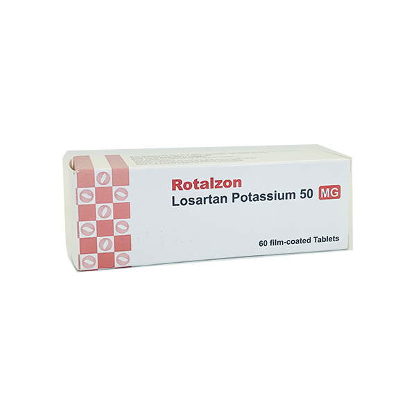 Rotalzon Losartan 50mg Atlantic (H/60v) Date 04/2027