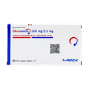 [T02030] Glucovance 500mg/2.5mg Merck (H/30v) Date 11/2025