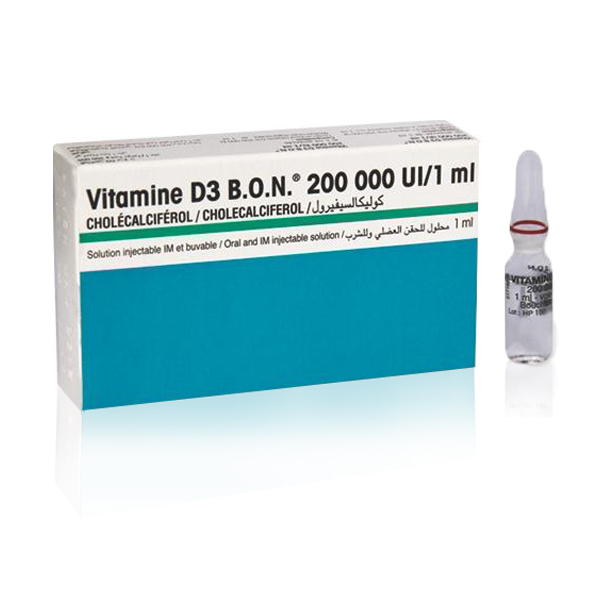 Vitamine D3 B O N Colecalciferol 200.000 IU/ml Pháp (Hộp/1o/1ml)