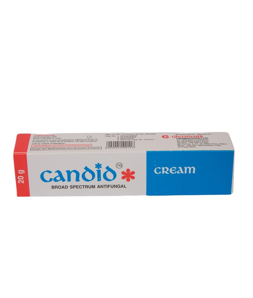 Candid cream kem bôi Glenmark Ấn Độ (Tuýp/20g) date 06/2027
