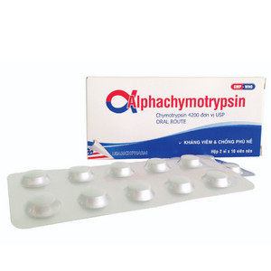 Alphachymotrypsin 4200IU Phong Phú (H/50v) Date 10/2027