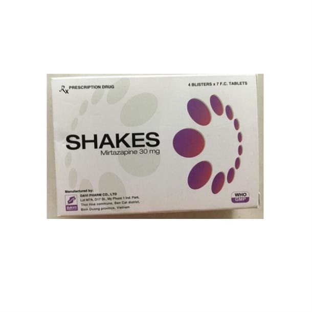 Shakes Mirtazapin 30mg Davi Pharm (H/28v) Date 11/2027