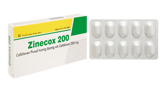 Zinecox 200 Cefditoren 200mg Ấn Độ (H/20v) date 12/2025