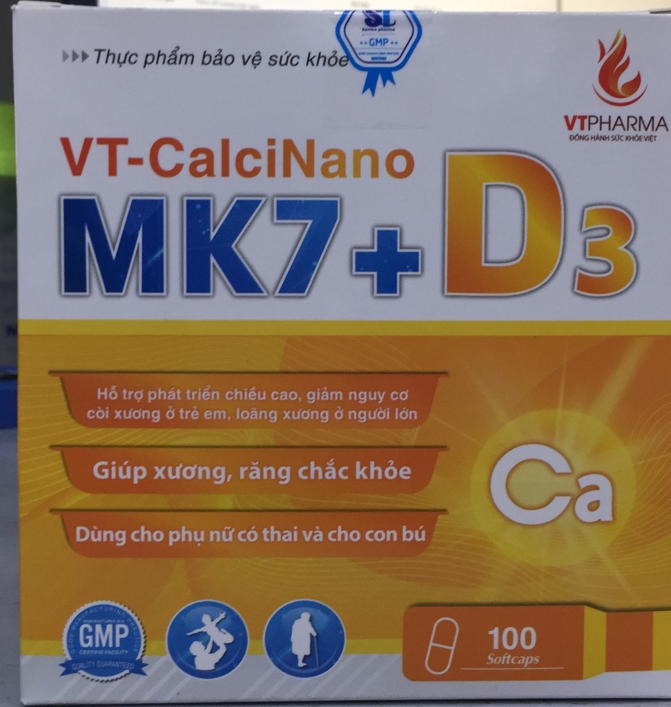 VT CalciNano MK7+D3 Santex (H/100v)