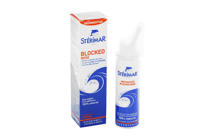 Sterimar Blocked Nose Xịt Muối Biển NL Fumouze (Lọ/50ml) Date 11/2026