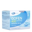 [T03631] Gofen Ibuprofen 400mg Mega (H/50v) Date 02/2026