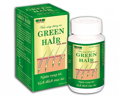 Green Hair Viên Uống Dưỡng Tốc Hoa Sen (Lọ/60v)