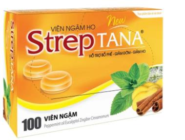 Streptana Viên Ngậm Ho Tân Á  (H/100v)