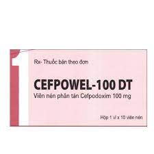 Cefpowel 100 DT Cefpodoxim 100mg Ấn độ (H/10v) Date 08/2026