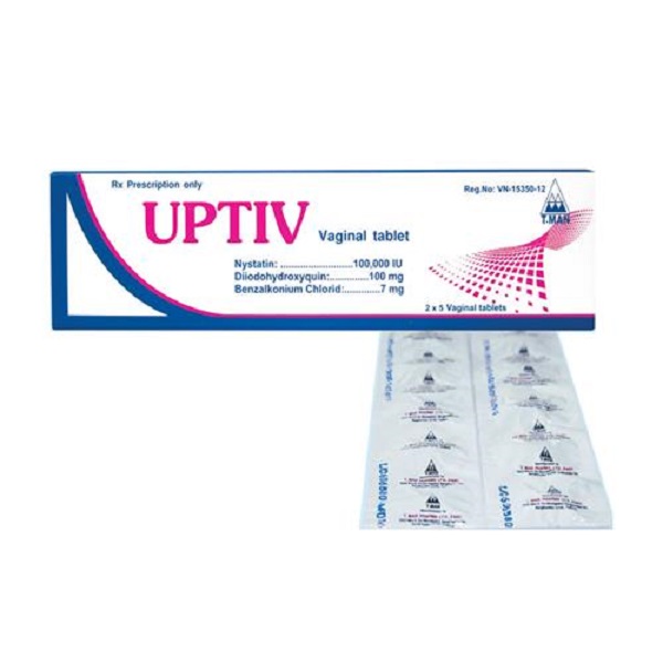 Uptiv vaginal Viên đặt phụ khoa Thái Lan (H/10v) date 09/2026
