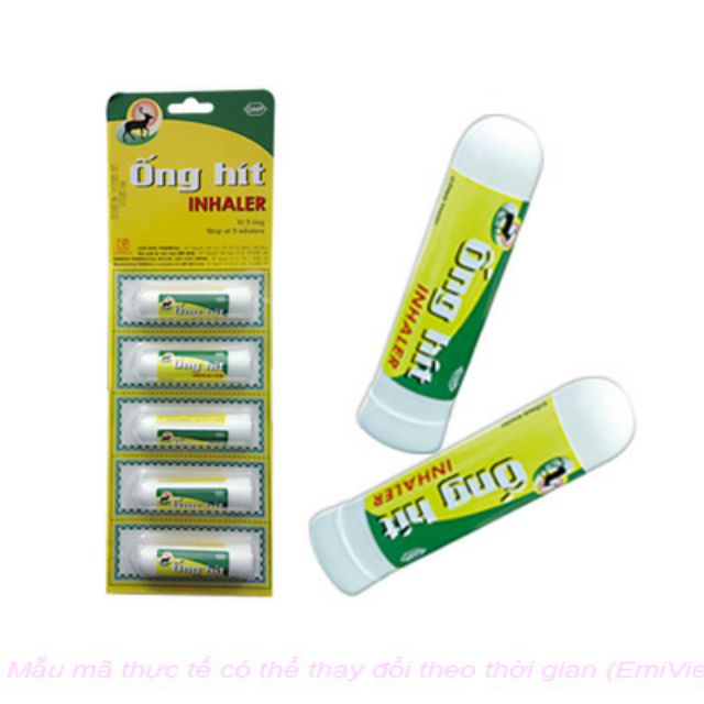 Ống Hít Inhaler Pharmedic (Dây/5ống)  DATE 07/27