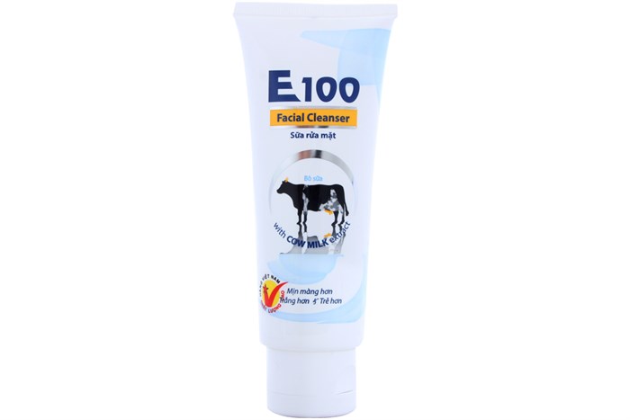 Sữa rửa mặt E100 Bò 80ml (Tuýp/80ml) date 06/2027