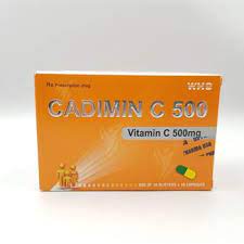 Cadimin C 500 Vitamin C 500mg US Pharma (H/100 viên)