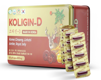 Koligin - D 850mg Hàn Quốc (H/60v) Date 07/2027
