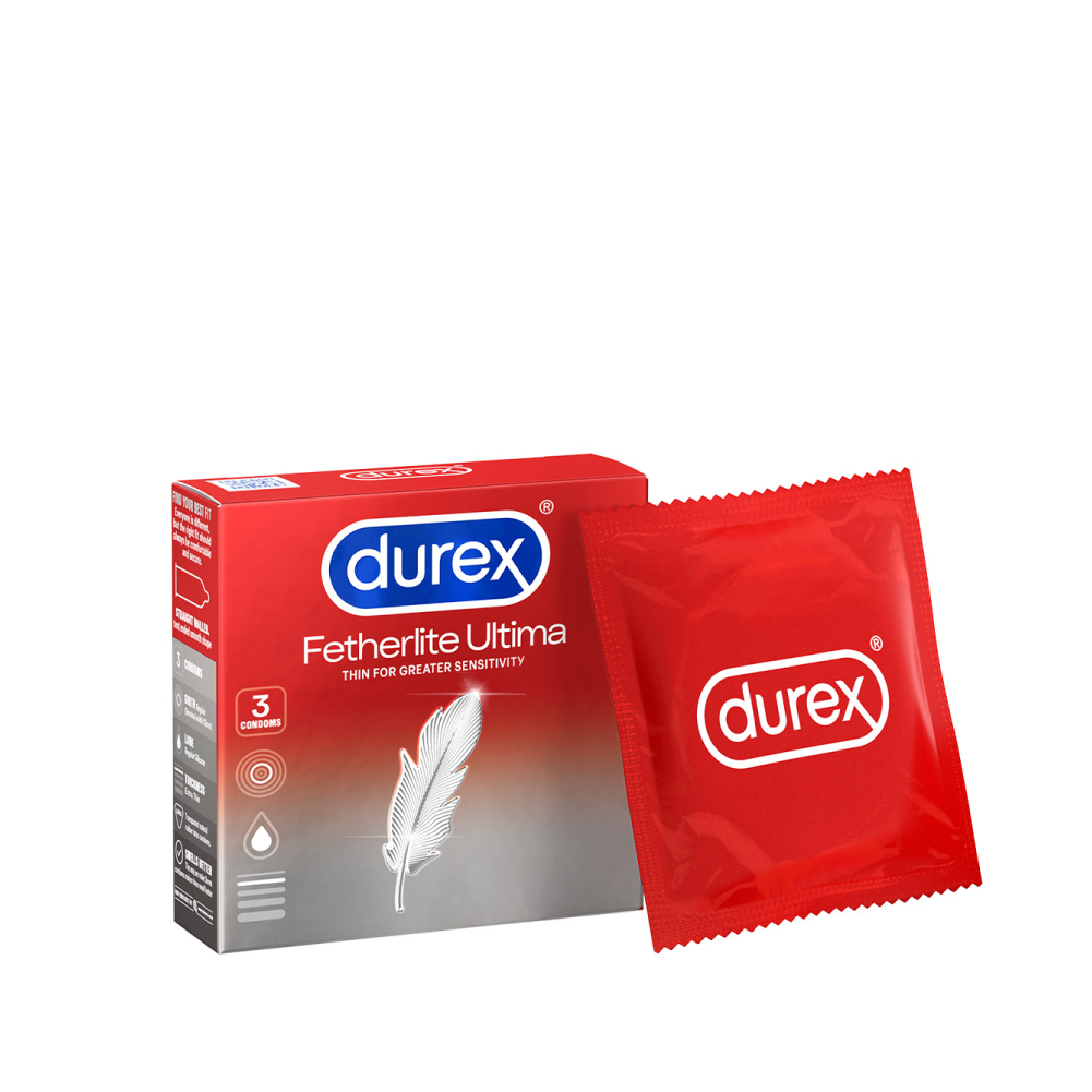Bao cao su Durex Fetherlite Ultima Lông Gà Trắng (H/3c) date 08/2027