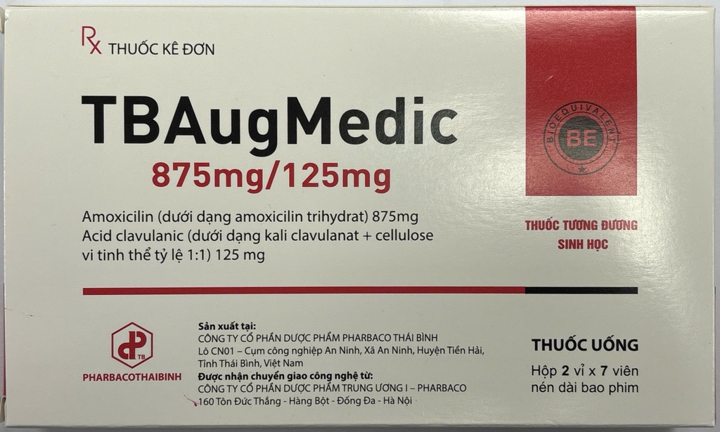 Vigentin 875mg/125mg TW1 (H/14v) (TBAugMedic)