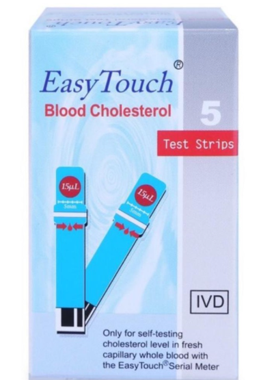 Easy Touch Blood Cholesterol Test Mỡ Máu Trịnh Gia (H/5c) 