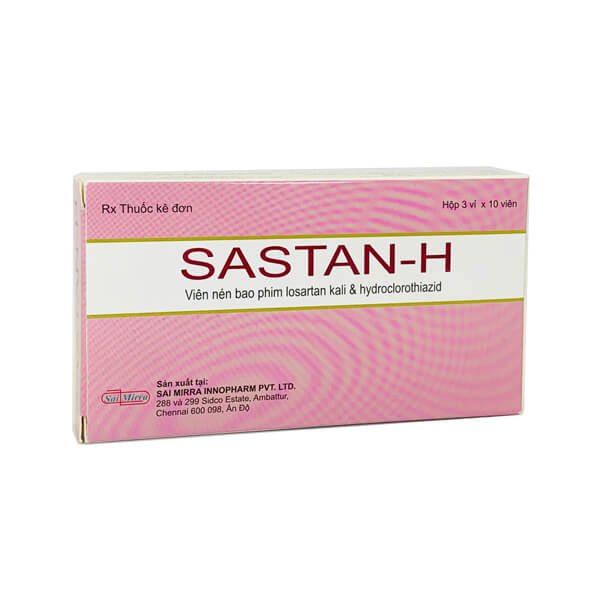[T07263] Sastan H losartan 25mg Ấn Độ (H/30v) 