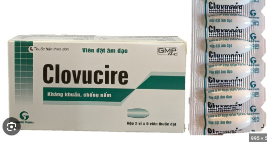 [T08773] Clovucire Viên Đặt Phụ Khoa Sao Kim (H/12v) 