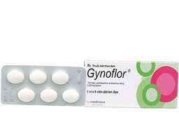 [T09108] Gynoflor Viên Đặt Phụ khoa Medinova (H/12v) hộp to