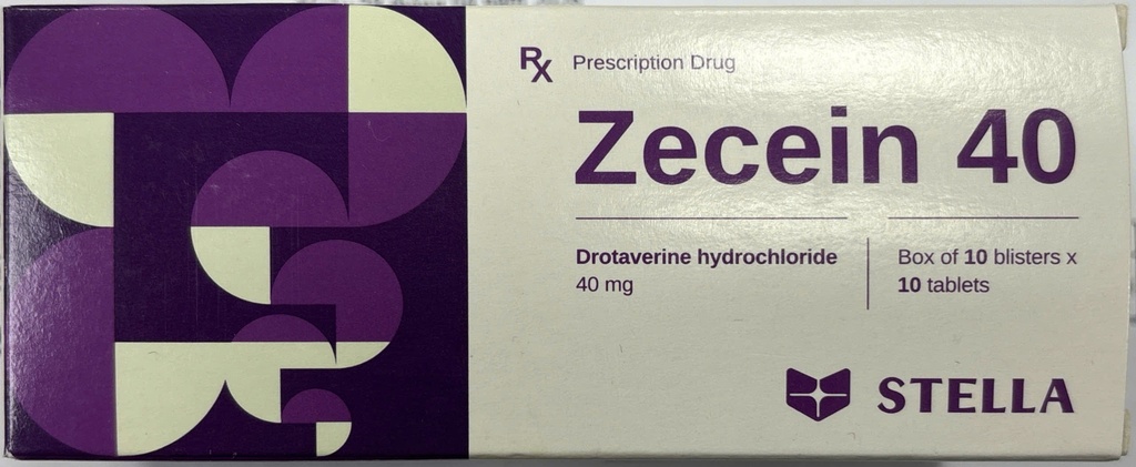 [T09229] Zecein Drotaverin 40mg Stella (H/100v)