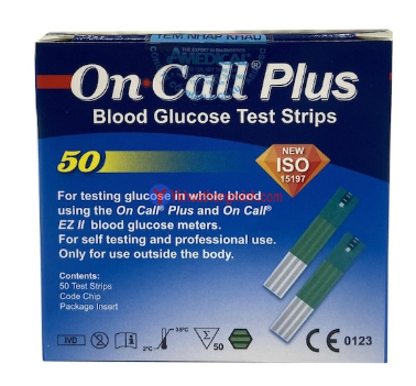 [T09409] Que thử đường huyết On Call Plus/On Call EZIl  (H/50que)  
