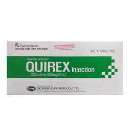 [T11236] Quirex Citicoline 500mg/2ml BCWorld Hàn Quốc (H/10o/2ml) date 07/2027