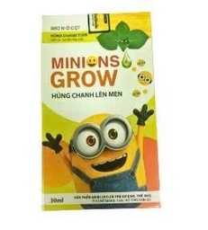 [T13519] Minions Grow tinh dầu húng chanh lên men Fanmec (Lọ/30ml)