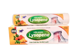 [T13540] Viên Ngậm Lysopene Coolmint AlphaPharma Hương Trái Cây (Tuýp/20v) Cam