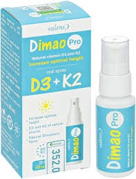 [T13838] Dimao Pro D3+K2 xịt EU (H/1chai/25ml)
