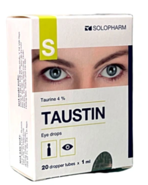 [T13924] Nhỏ Mắt Taustin Taurine 4% Solopharm (H/20ống/1ml) Date 04/2026