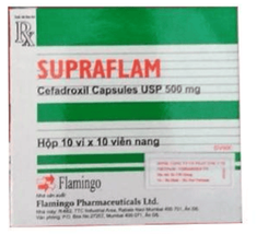 [T13976] Supraflam Cefadroxil Flamingo (H/100 Viên) Date 04/2027
