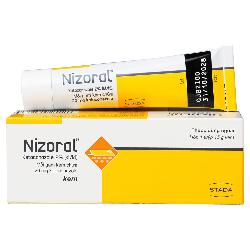 [T14093] Nizoral kem Ketoconazole 20mg/g Janssen (Tuýp/15g) Stada nhập khẩu