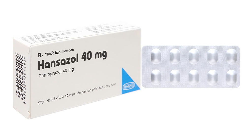 [T14145] Hansazol 40mg Pantoprazol 40mg Hasan (H/30v)