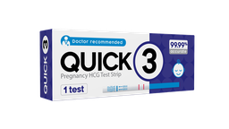 [T14213] Que Thử Thai QUICK 3 Nhất Nhất (H/1que) mã lẻ