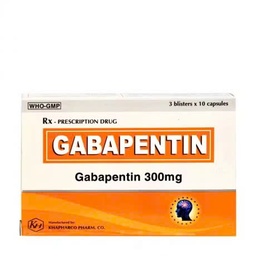 [T14368] Gabapentin 300mg Khánh Hòa (H/30v)