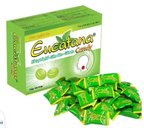[T14920] Eucatana Candy ngậm ho Tân Á (H/100v) (mã rẻ)