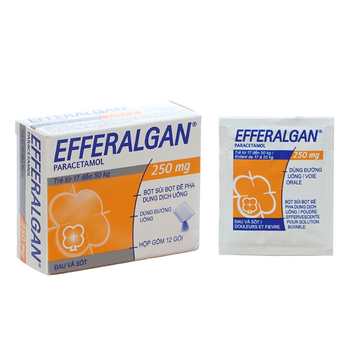 [T00197] Efferalgan 250 gói bột Pháp (H/12gói) Date 06/2026
