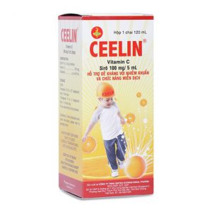 [T00295] Ceelin Vitamin C 100mg/5ml United (Lọ/120ml)  Date 01/2026