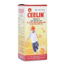 [T00295] Ceelin Vitamin C 100mg/5ml United (Lọ/120ml)  