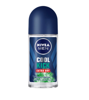 [T00430] Nivea Men Cool Kick Lăn Khử Mùi Nam (Lọ/50ml) Date 07/2026