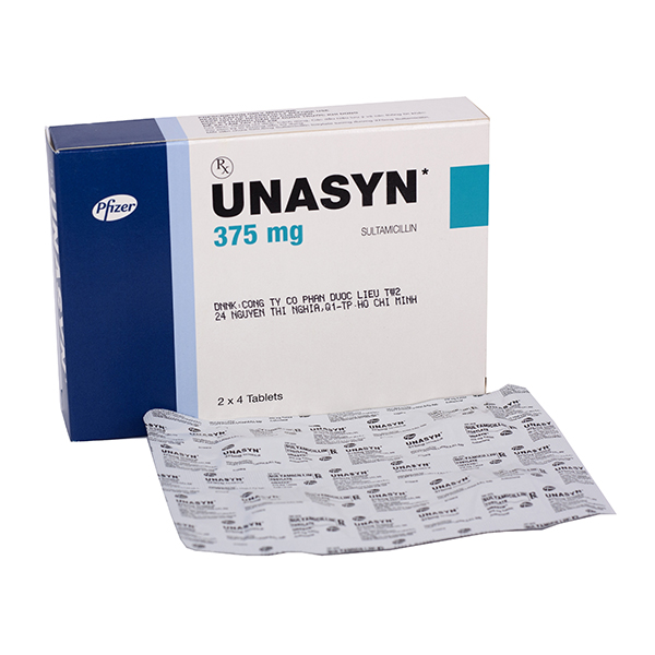 [T00599] Unasyn Sultamicillin 375mg Pfizer (H/8v) date 10/2025